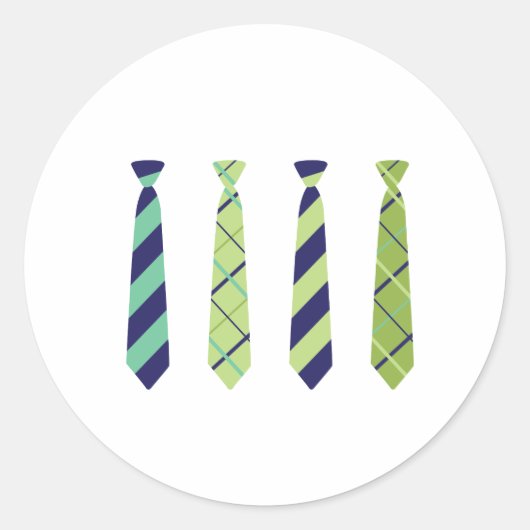 Sticker Rond cravates (Devant)