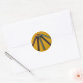 Sticker Rond Crayons colorés (Enveloppe)