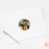 Sticker Rond Create Your Own Custom Graduate Photo (Enveloppe)