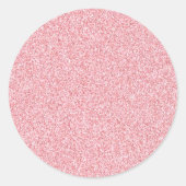 Sticker Rond Create Your Own Custom Text Blank Rose Gold (Devant)