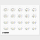 Sticker Rond Create Your Own wedding  (Feuille)