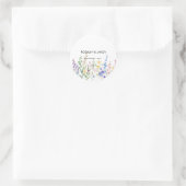 Sticker Rond Create Your Own wedding  (Sac)
