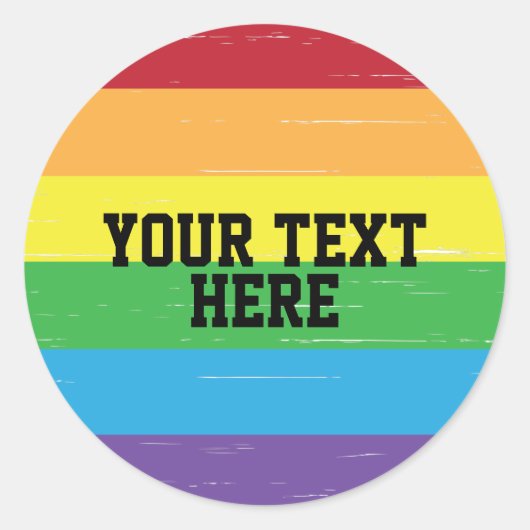 Sticker Rond CREATE-YOUR-YOUR do-it-yourself modèle personnalis (Devant)