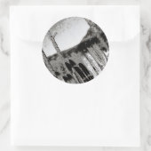 Sticker Rond création de skis (Sac)