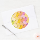 Sticker Rond Création d'un nouveau Motif (Enveloppe)