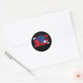 Sticker Rond Créations de l'indicateur DiverDown (Enveloppe)