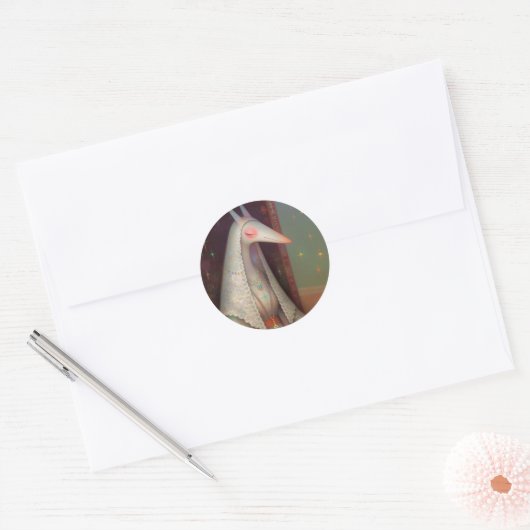 Sticker Rond Créature céleste (Enveloppe)