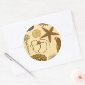 Sticker Rond Créatures sous-marines (Enveloppe)