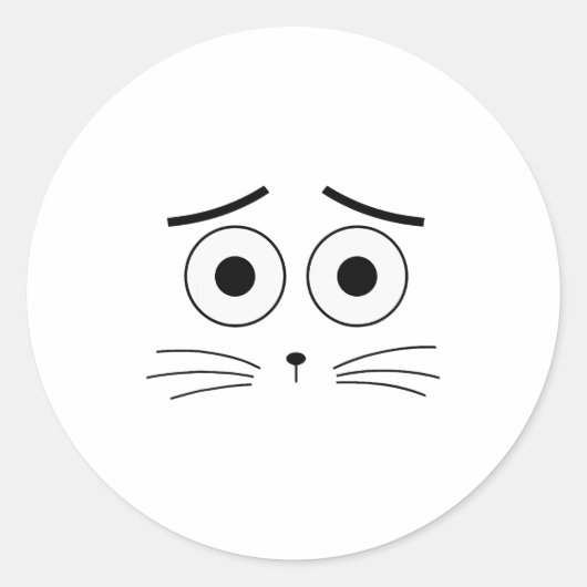 Sticker Rond Creepy Carrots Halloween Costume Funny Boo Jee Boo (Devant)