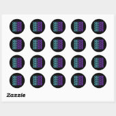 Sticker Rond Créer la prévention (Feuille)
