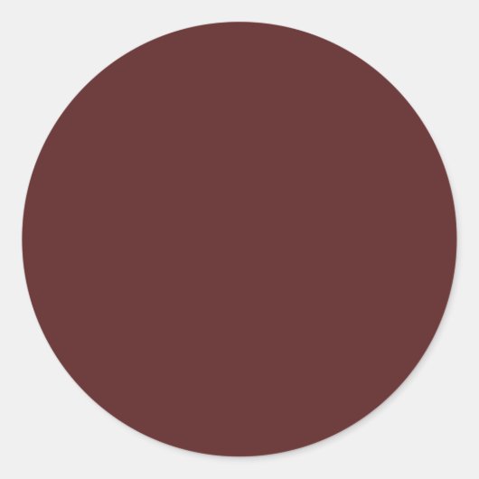 Sticker Rond Créer sa propre Bourgogne élégante (Devant)