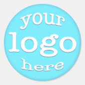 Sticker Rond Créer un logo d'événement d'entreprise Office pers (Devant)