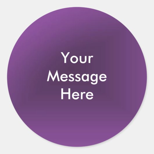 Sticker Rond Créer votre message (Devant)