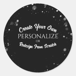 Sticker Rond Créez un Personnalisé Personnalisé