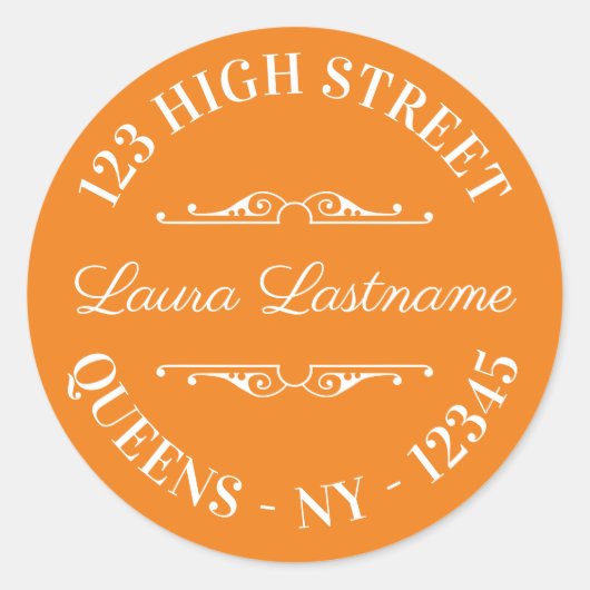 Sticker Rond Créez votre propre (Devant)