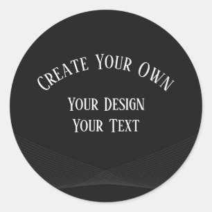 Sticker Rond Créez votre propre