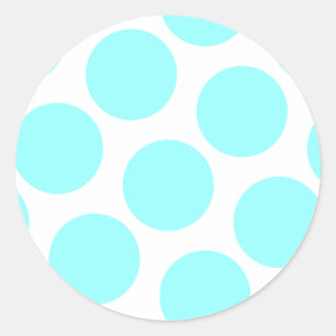 Sticker Rond Créez Votre Propre Aqua À Points