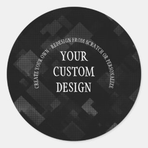Sticker Rond Créez votre propre conception personnalisée