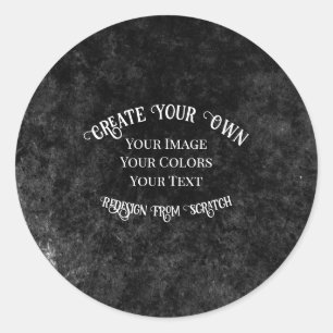 Sticker Rond Créez votre propre conception personnalisée