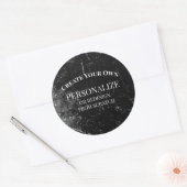 Sticker Rond Créez votre propre Customisé (Enveloppe)