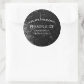 Sticker Rond Créez votre propre Customisé (Sac)