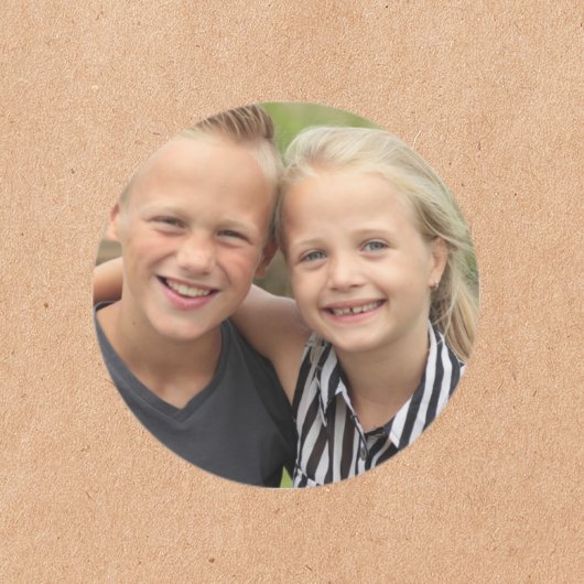 Sticker Rond Créez votre propre photo