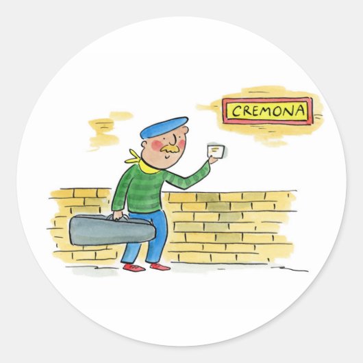 Sticker Rond Crémone (Devant)