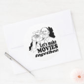 STICKER ROND CRÉONS DES FILMS ENSEMBLE (Enveloppe)