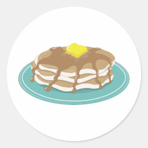 Sticker Rond Crêpes