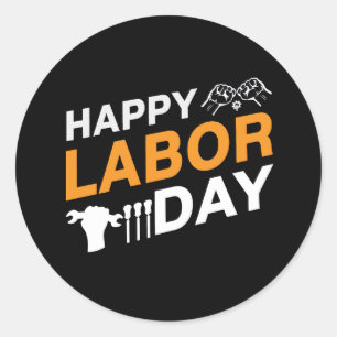 Sticker Rond crêpes-de-service-de-lineman-quotidien-conception-