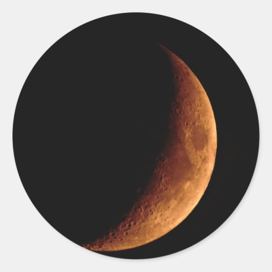 Sticker Rond Crescent Moon (Devant)
