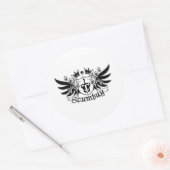 Sticker Rond Crest Scumbag (Enveloppe)