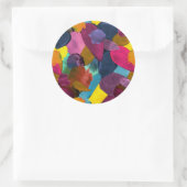 Sticker Rond Crête de couleur 3 (Sac)