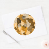 Sticker Rond Crête de couleur 8 (Enveloppe)