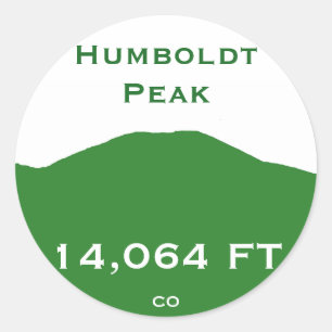 Sticker Rond Crête de Humboldt