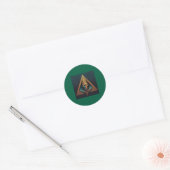 Sticker Rond Crête murale Illuminati (Enveloppe)