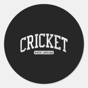 Sticker Rond Cricket Caroline du Nord Nc Js03 Collège Universit