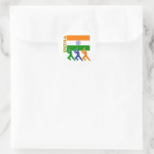 Sticker Rond Cricket Inde (Sac)