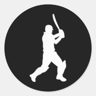 Sticker Rond Cricket Joueur de cricket Joueurs de cricket Tter