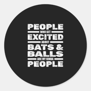 Sticker Rond Cricket - Joueur de cricket Ts Joueur Tsman Lanceu
