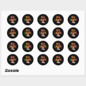 Sticker Rond Cricket Sri Lanka Drapeau T Ll (Feuille)