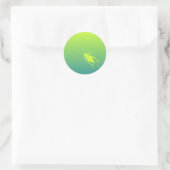 Sticker Rond Cricket vert jaune (Sac)