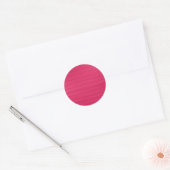 Sticker Rond Crimson brossé (Enveloppe)