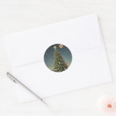 Sticker Rond Crimson Noel (Enveloppe)