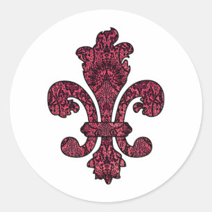 Sticker Rond Crimson Wine Goth