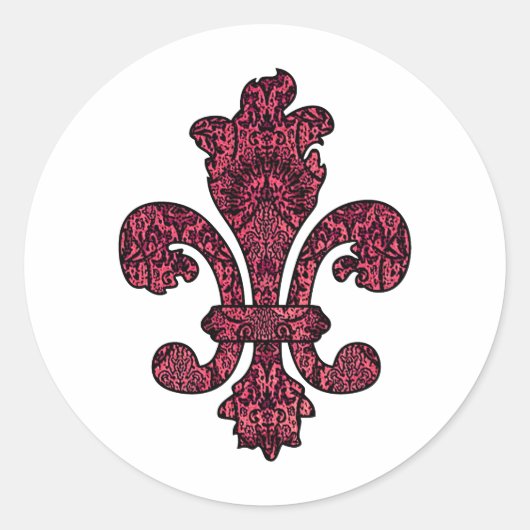 Sticker Rond Crimson Wine Goth (Devant)