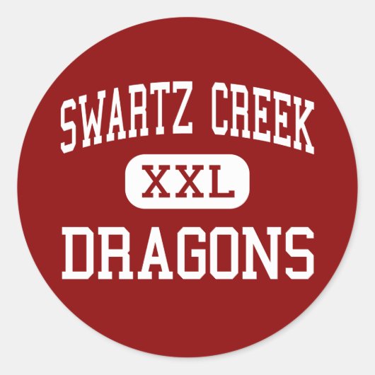 Sticker Rond Crique de Swartz - Dragons - High - Crique de Swar (Devant)