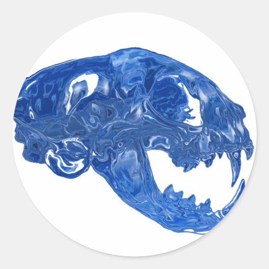 Sticker Rond Cristal à eau Cristal (Devant)