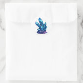 Sticker Rond Cristal de la Galaxie Sombre  (Sac)