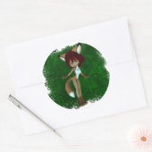 Sticker Rond Critères mignons 05 (Enveloppe)